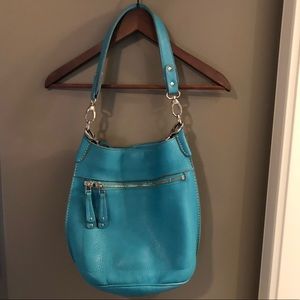 Roots authentic leather handbag